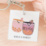 Bubble Tee Boba Best Friend Schlüsselanhänger<br><div class="desc">Dieses bezaubernde Bubble Tee bester Freund Design ist sicher,  Freude zu bringen,  um Ihre Geschenke Gesicht! Finden Sie passende Geschenke in meinem Shop!</div>