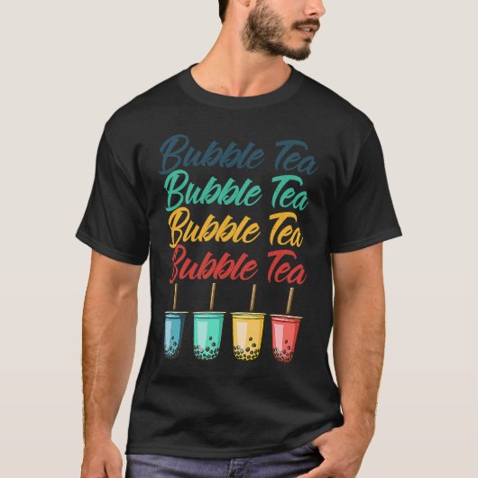 Bubble Tee Boba Black Tee Getränke Getränke Creme (Vorderseite)