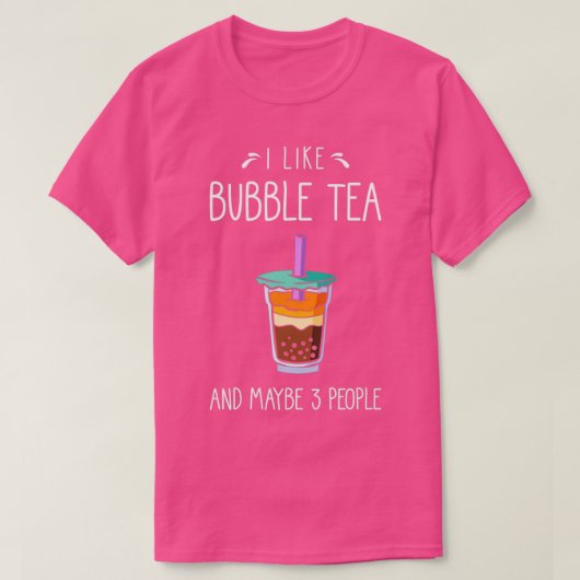 Bubble Tee Sprichwort Funny (Design vorne)