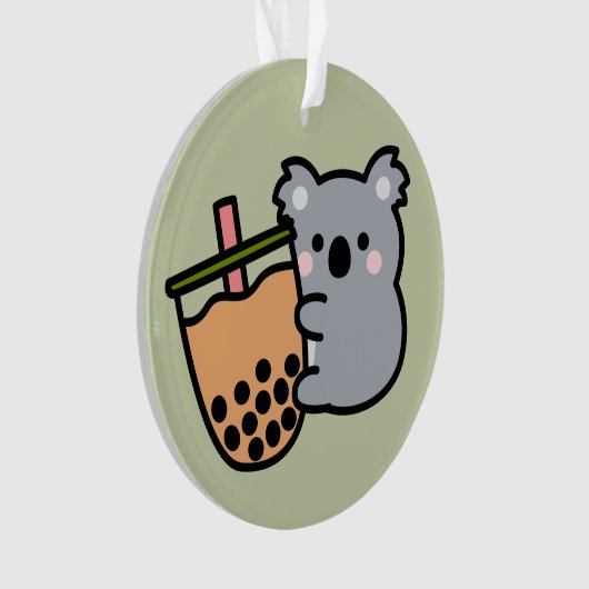 Bubble Tee und Koala Bear Ornament (Vorderseite)