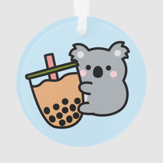 Bubble Tee und Koala Bear Ornament (Rückseite)