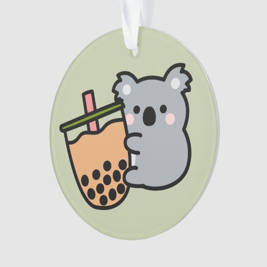 Bubble Tee und Koala Bear Ornament (Vorderseite)