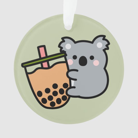 Bubble Tee und Koala Bear Ornament (Vorderseite)