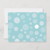 Bubble Umbrella Drinks Party Einladung (Rückseite)