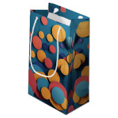 "Bubble Up the Fun": Eine Tasche aus Bliss Kleine Geschenktüte (Rückseite Schrägansicht)