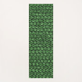 Bubble Wrap Green Yogamatte (Vorderseite)