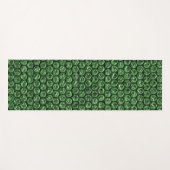 Bubble Wrap Green Yogamatte (Vorderseite (Horizontal))