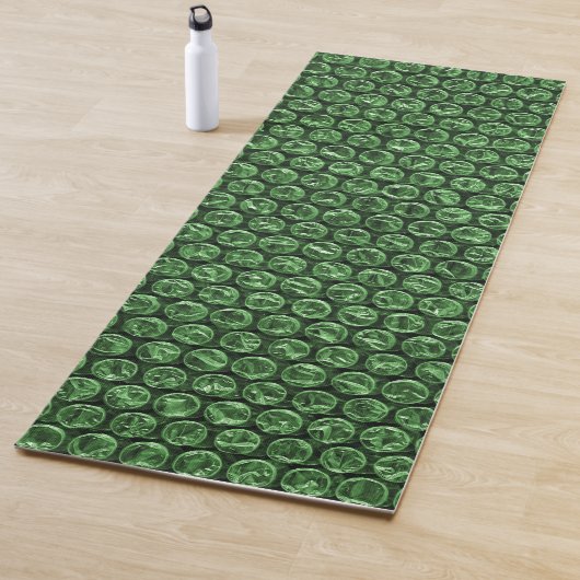 Bubble Wrap Green Yogamatte (Beispiel)