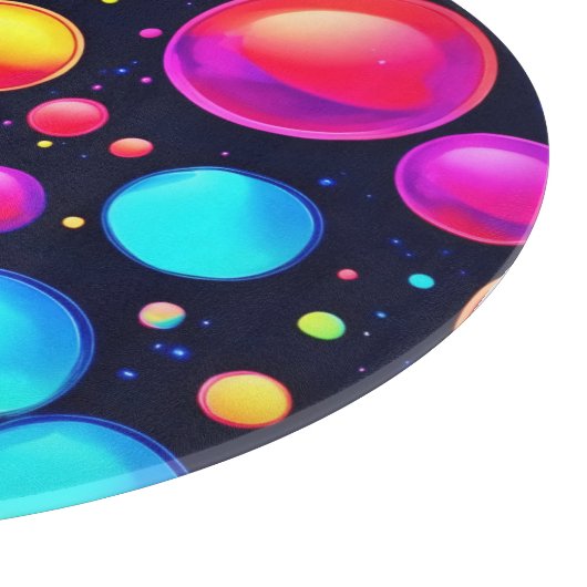 Bubbled Bliss Art Schneidebrett (Ecke)