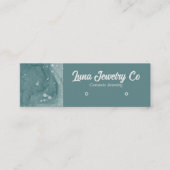 Bubbled Ink Jewelry Business Card Mini Visitenkarte (Vorderseite)