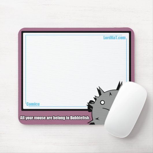 BubbleFishes Mousepad (Mit Mouse)