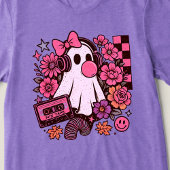 Bubblegum ästhetisches Retro Ghost Girl Halloween Tri-Blend Shirt