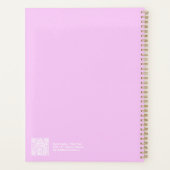 Bubblegum Aura Big Year Planer (Rückseite)