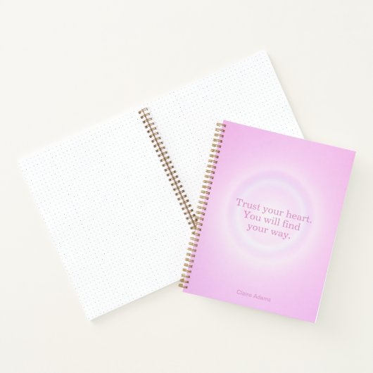 Bubblegum Aura Message Notebook Notizblock (Innenseite)