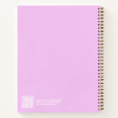 Bubblegum Aura Swatch Engel Zahl Notizbuch (Rückseite)