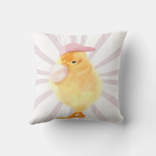 Bubblegum Baby Chick Kissen (Rückseite)