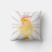 Bubblegum Baby Chick Kissen (Vorderseite)