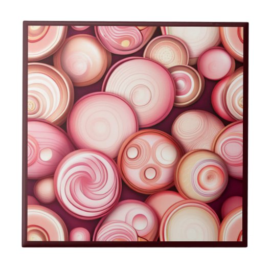 Bubblegum-Blasen Fliese (Vorderseite)