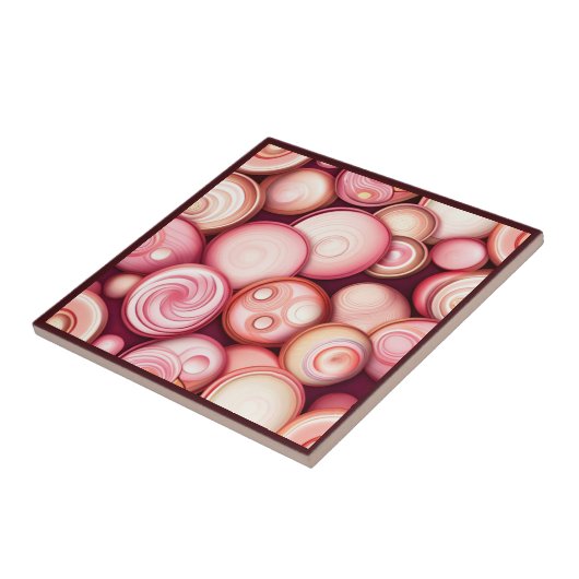 Bubblegum-Blasen Fliese (Seite)