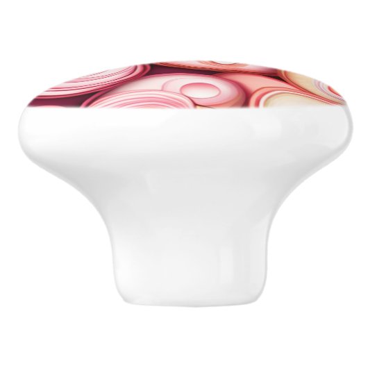 Bubblegum-Blasen Keramikknauf (Seitenansicht)