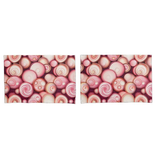 Bubblegum-Blasen Kissenbezug (Vorderseite-Set)