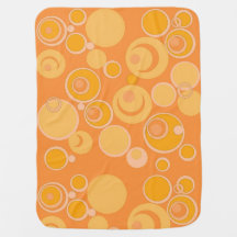Bubblegum-Blasen überall in Orange