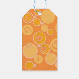 Bubblegum-Blasen überall in Orange Geschenkanhänger