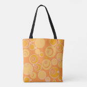 Bubblegum-Blasen überall in Orange Tasche (Rückseite)