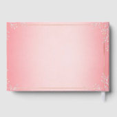 Bubblegum-Blush-Hochzeit Gästebuch (Rückseite)