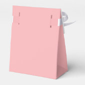 Bubblegum-Blush-Hochzeit Geschenkschachtel (Rückseite)