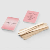 Bubblegum Blush Wedding Fächer (Non-assembled)