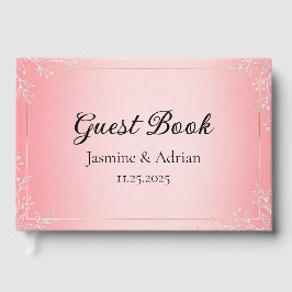 Bubblegum Blush Wedding Gästebuch