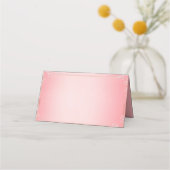 Bubblegum Blush Wedding  Platzkarte (Rückseite)