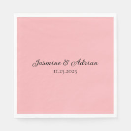 Bubblegum Blush Wedding Serviette