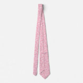 Bubblegum Botanical Batik Krawatte (Rückseite)
