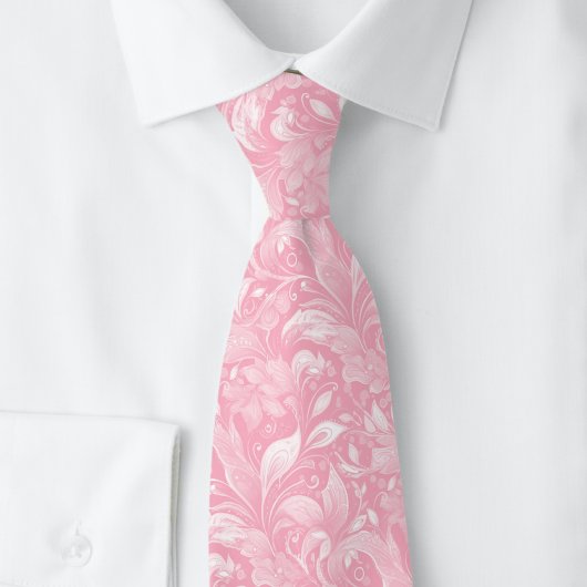 Bubblegum Botanical Batik Krawatte