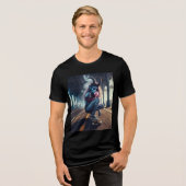 Bubblegum-Chaos Tri-Blend Shirt (Vorderseite voll)