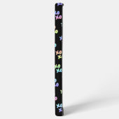 Bubblegum Colorful Hugs Kisses XOXO Valentine Samsung Galaxy Hülle (Linke Seite)