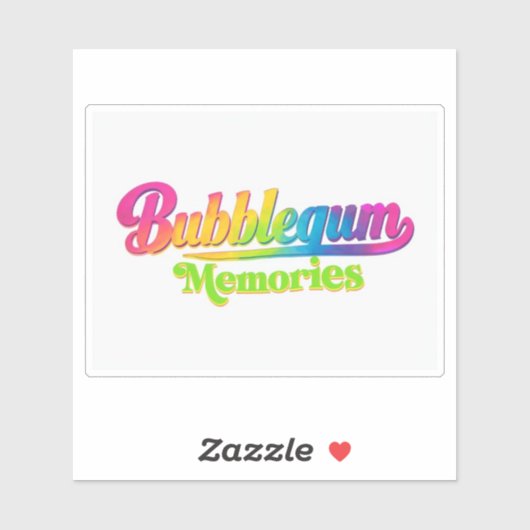 Bubblegum Erinnerungen Aufkleber (Blatt)