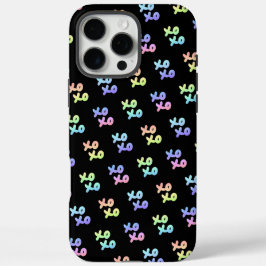 Bubblegum farbiges Glasherz Ballon Valentine iPhone 16 Pro Max Hülle