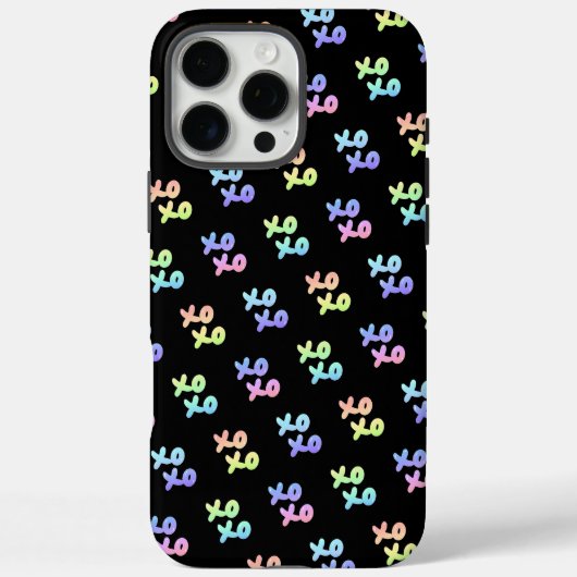 Bubblegum farbiges Glasherz Ballon Valentine Case-Mate iPhone Hülle (Rückseite)