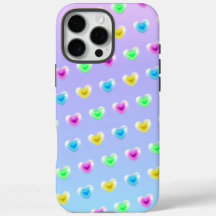 Bubblegum farbiges Glasherz Ballon Valentine