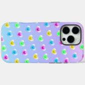 Bubblegum farbiges Glasherz Ballon Valentine Case-Mate iPhone Hülle (Rückseite (Horizontal))