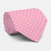 Bubblegum-Gitter Krawatte (Gerollt)