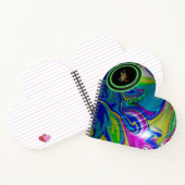 Bubblegum Lawn Bowl, Spiralherz-Notebook Notizblock (Innenseite)