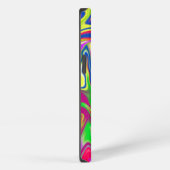 Bubblegum Marble, iPhone 13 Fall Hülle (Rechte Seite)