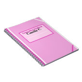 Bubblegum-Personalisiert-Komposition-Notebook Notizblock (Rechte Seite)
