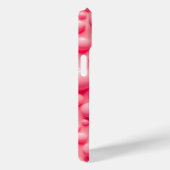 Bubblegum Pink 3D Bubbles iPhone Case Design (Rückseite / Rechts)