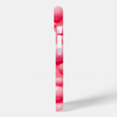 Bubblegum Pink 3D Bubbles iPhone Case Design (Rückseite / Links)