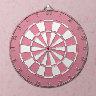 Bubblegum Pink and White Dartscheibe